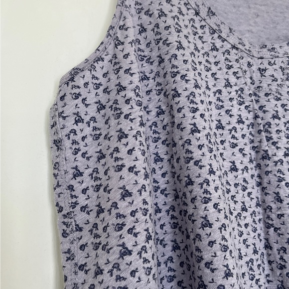 Wrap London Violet Linen Jersey Knit Camisole Tank Top Print UK 12 - Picture 7 of 12